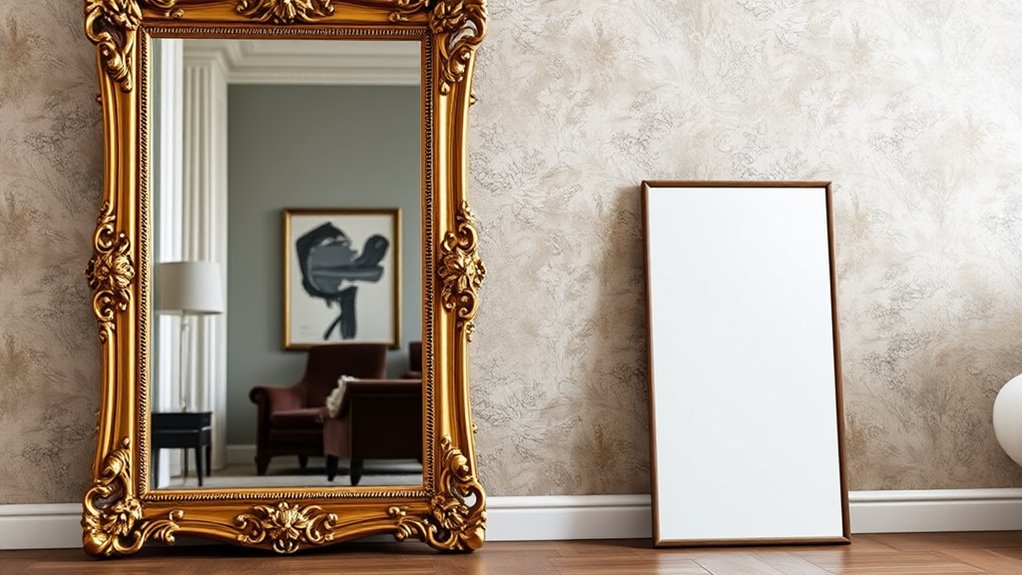 reflective style statement mirrors